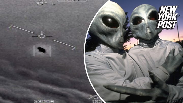 Cover image featuring fake aliens from "Post’s bombshell report about alien life on Earth being false confirmed after US gov spent millions funding search: Pentagon" | New York Post (March 8, 2024)